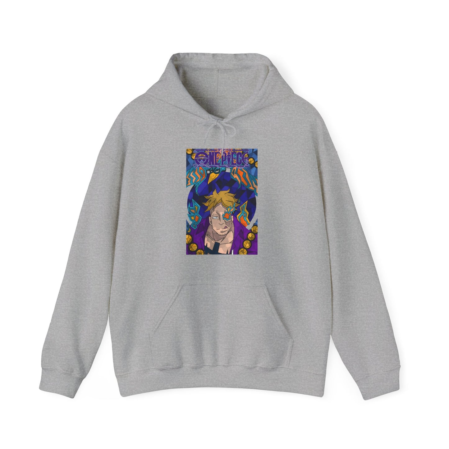 "Marco the Phoenix Hoodie – 100% Cotton One Piece Anime Sweatshirt for Fans"
