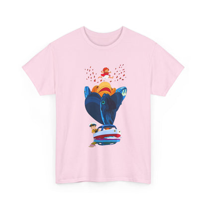 Ponyo and Sosuke Sea Dreams T-Shirt – 100% Cotton Studio Ghibli Inspired Tee
