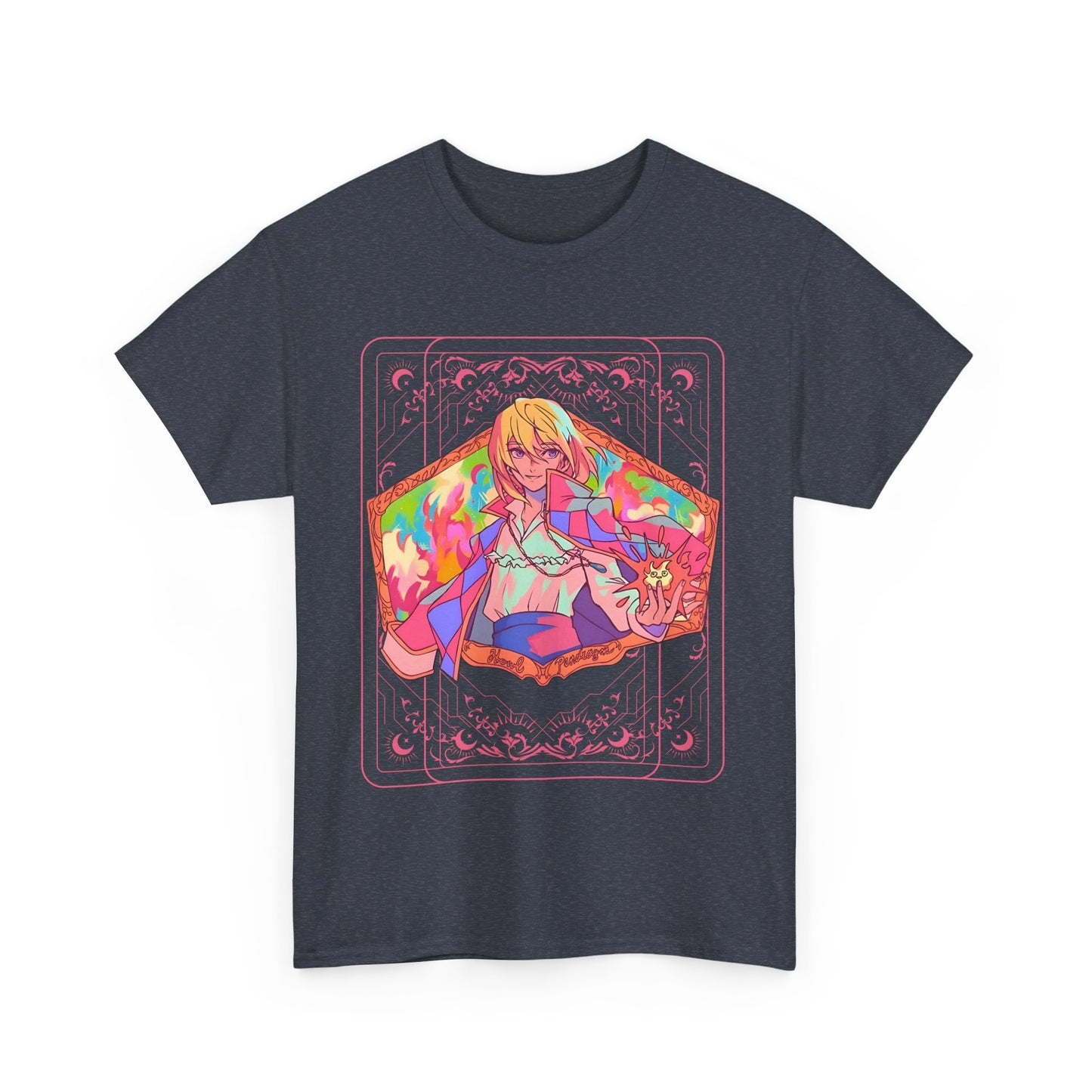 Howl Ghibli T-Shirt – 100% Cotton Anime Tee from Howl’s Moving Castle