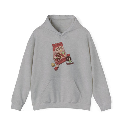 Soot Sprites Candy Hoodie – 100% Cotton Studio Ghibli Anime Hoodie for Fans