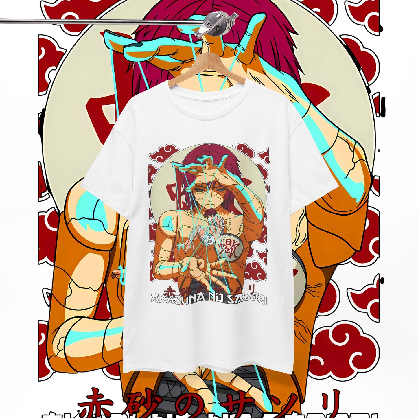 Sasori Naruto Art Cotton T-Shirt | Anime Akatsuki Tee