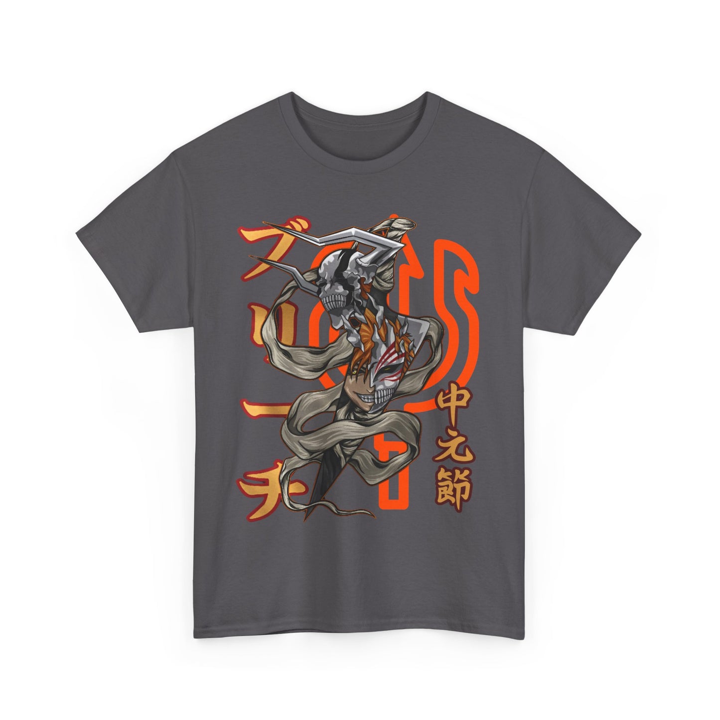 Ichigo Kurosaki Bleach T-Shirt – 100% Cotton Anime Tee for Soul Reaper Fans