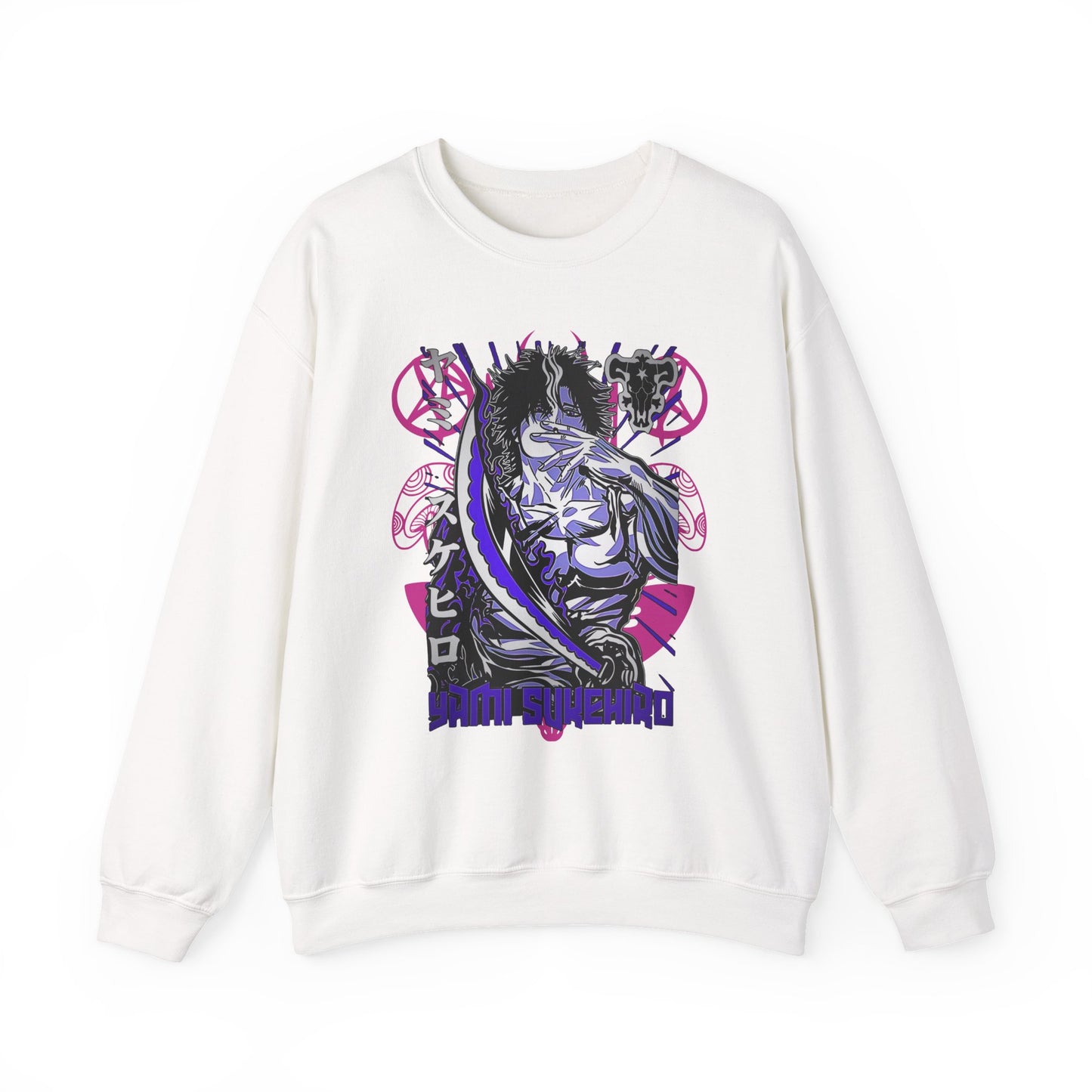 Yami Sukehiro Black Clover Sweatshirt – 100% Cotton Anime Pullover for True Fans