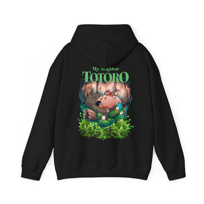 My Neighbor Totoro Dream Back Print Hoodie – 100% Cotton Anime Pullover for Studio Ghibli Fans