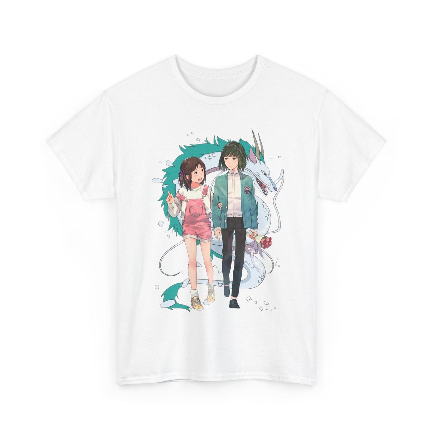 Spirited Away T-Shirt 100% Cotton Studio Ghibli Anime Graphic Tee