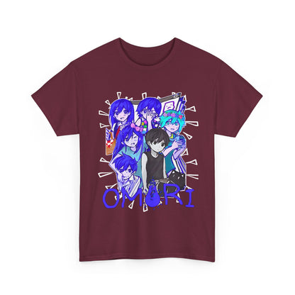 OMORI Family T-Shirt – 100% Cotton Indie Game Tee Featuring Sunny and Friends