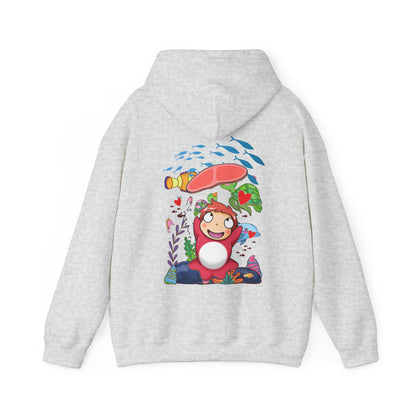 Ponyo Jam Back Print Hoodie – 100% Cotton Studio Ghibli Anime Sweatshirt for Fan