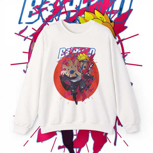 Boruto Hero Anime Sweatshirt | 100% Cotton Ninja Streetwear