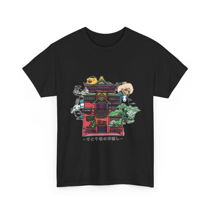 Spirited Away Castle T-Shirt 100% Cotton | Studio Ghibli Anime Tee