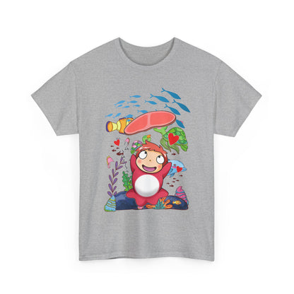 Ponyo Jam T-Shirt – 100% Cotton Studio Ghibli Inspired Tee for Anime Lovers