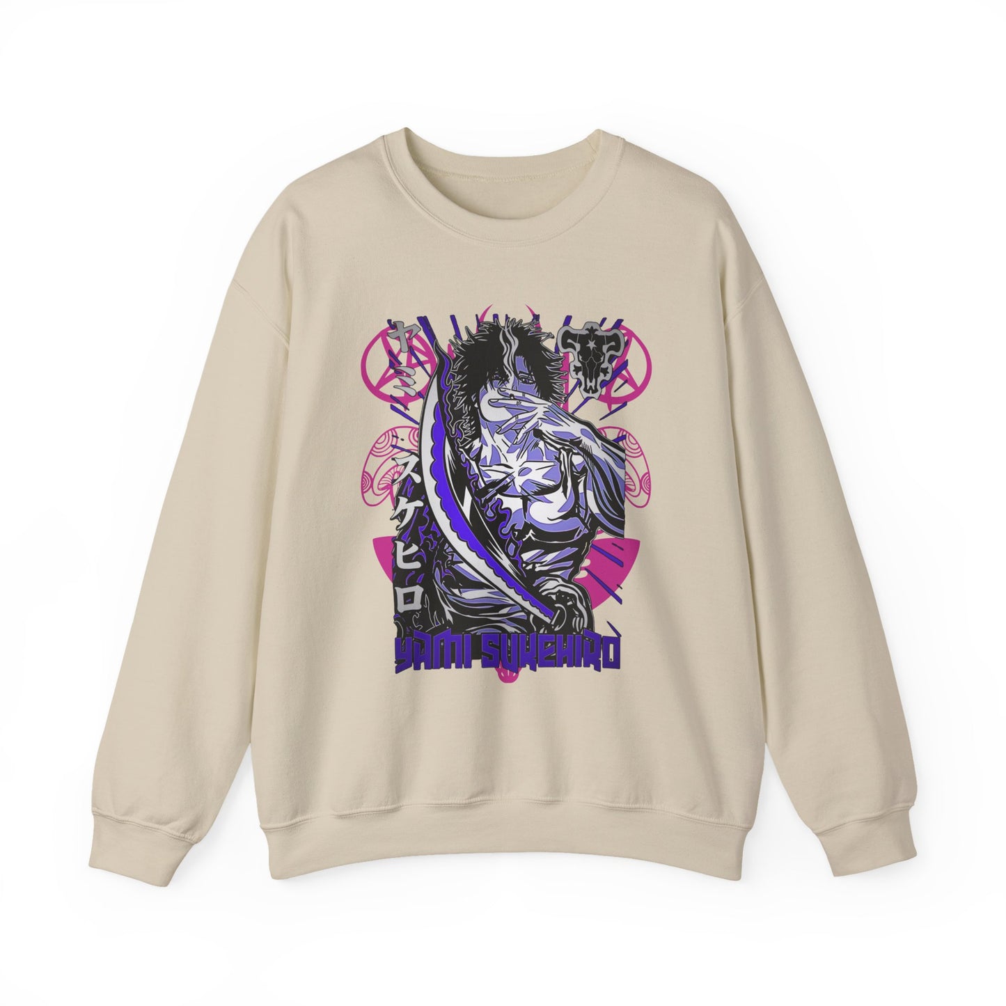 Yami Sukehiro Black Clover Sweatshirt – 100% Cotton Anime Pullover for True Fans