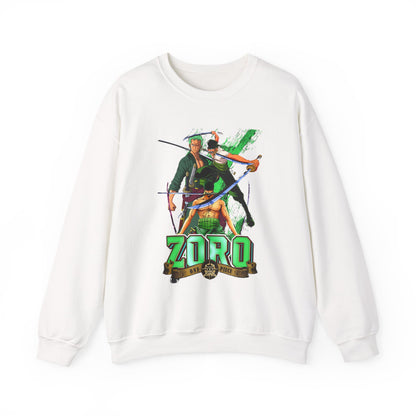 Roronoa Zoro Sword Sweatshirt – 100% Cotton One Piece Anime Pullover for True Fans