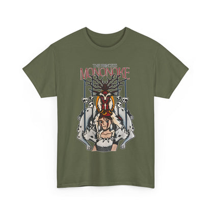Princess Mononoke Ghibli T-Shirt 100% Cotton | Studio Ghibli Anime Art Tee