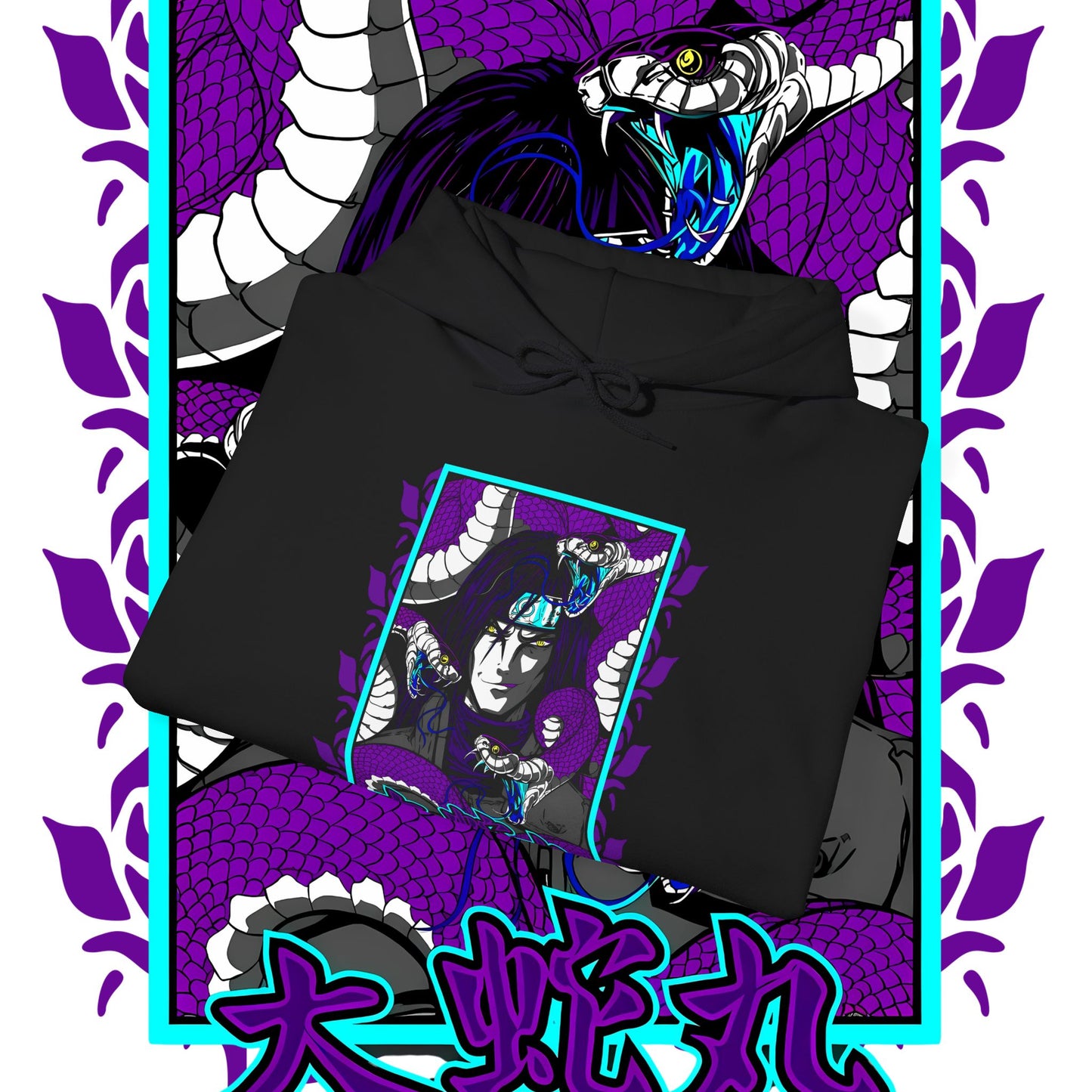 Orochimaru Naruto Hoodie | 100% Cotton Anime Streetwear
