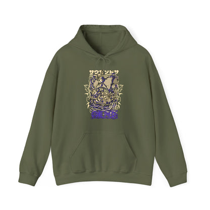 One Piece Ship Hoodie – 100% Cotton Anime Hoodie Featuring Going Merry & Thousand Sunny