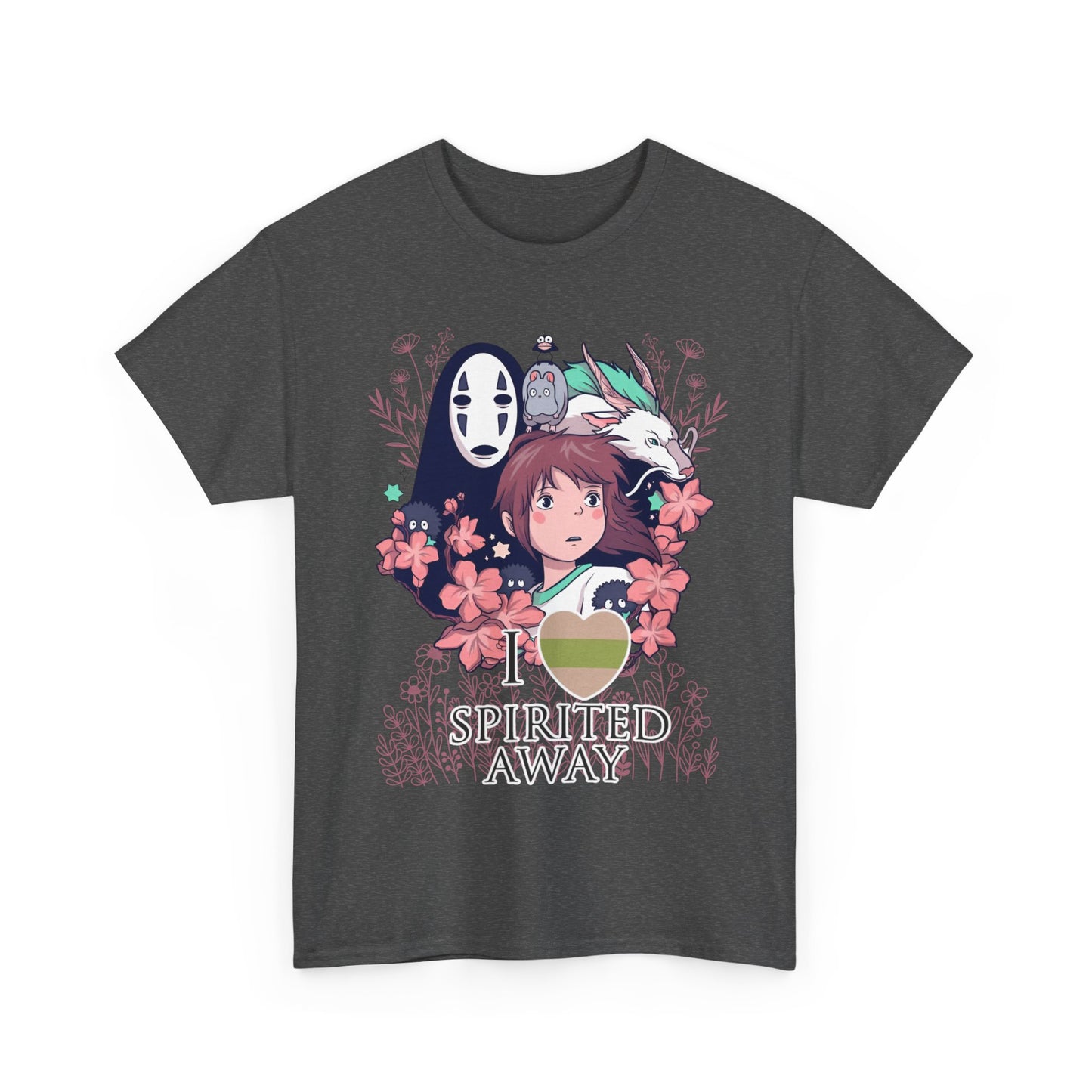 Spirited Away T-Shirt 100% Cotton Studio Ghibli Anime Tee