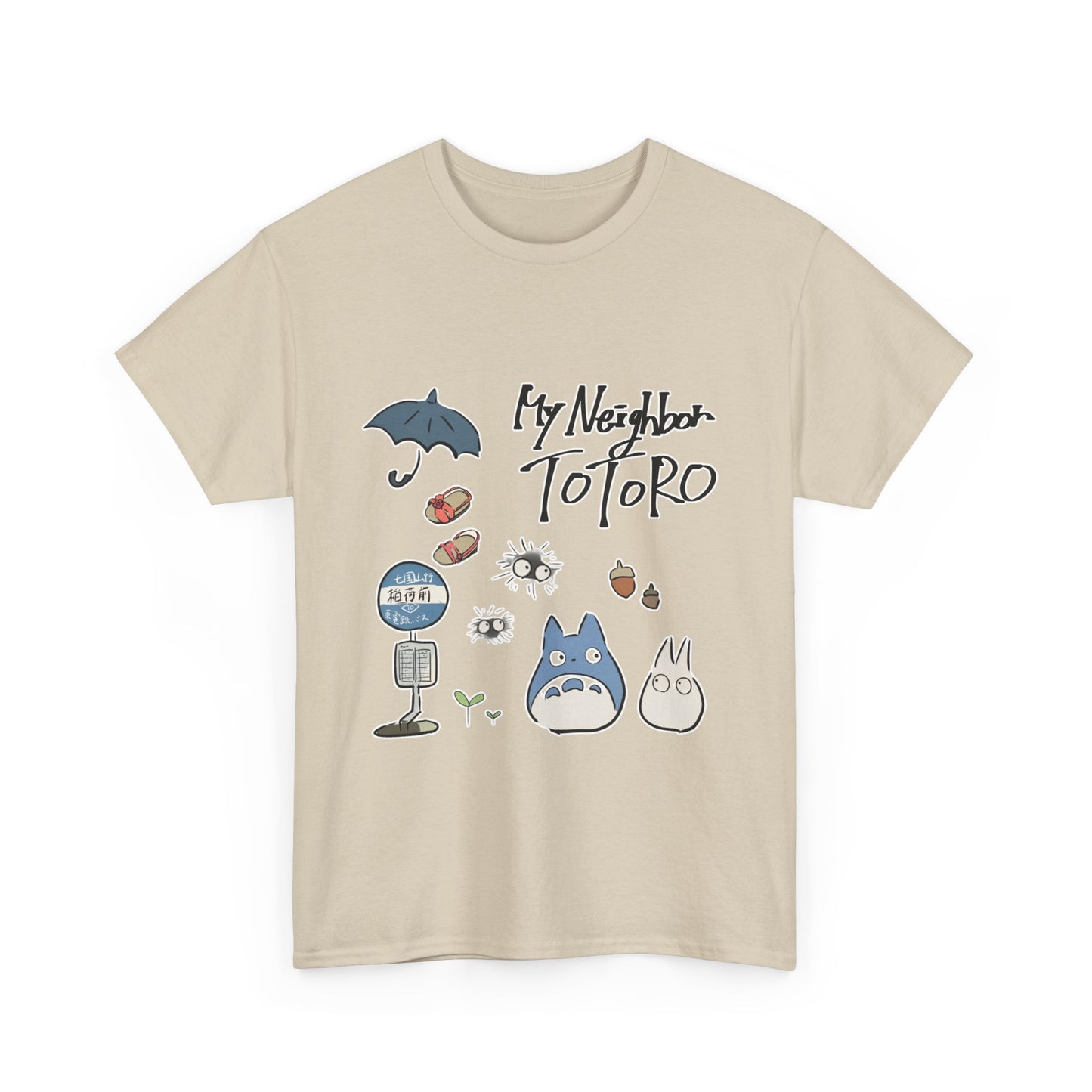 My Neighbor Totoro Shirt – 100% Cotton Ghibli Tee for Anime Lovers