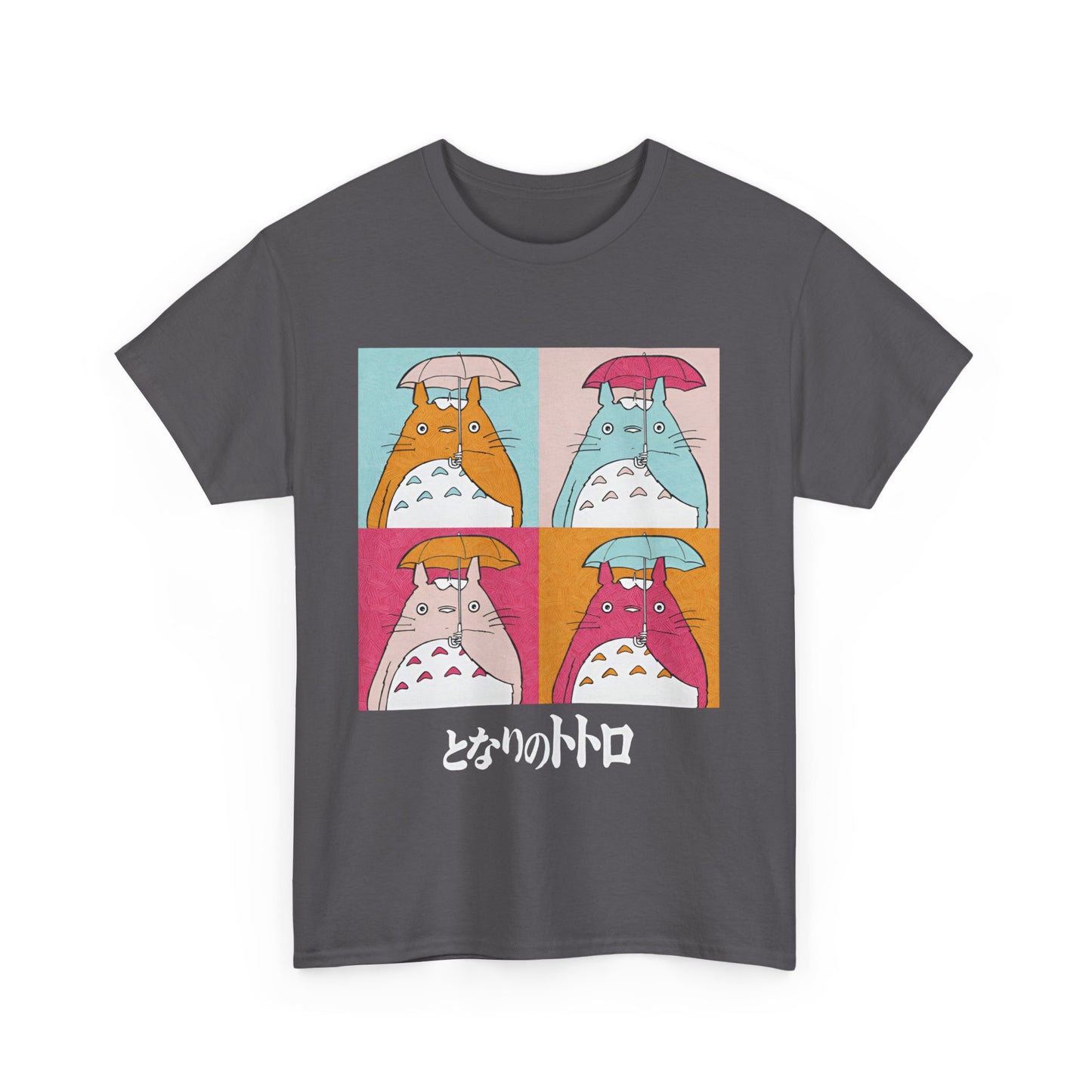 Totoro Aesthetic Art Collage T-Shirt – 100% Cotton Studio Ghibli Inspired Graphic Tee