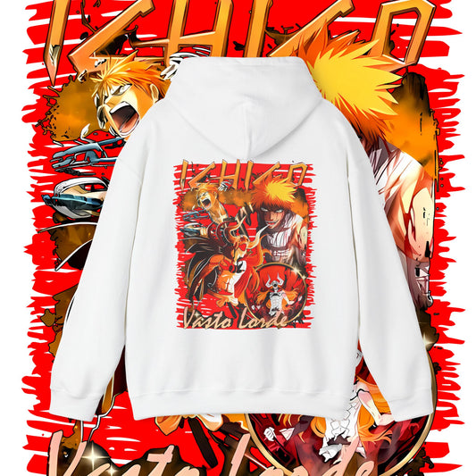 Bleach Anime Back Print Cotton Hoodie