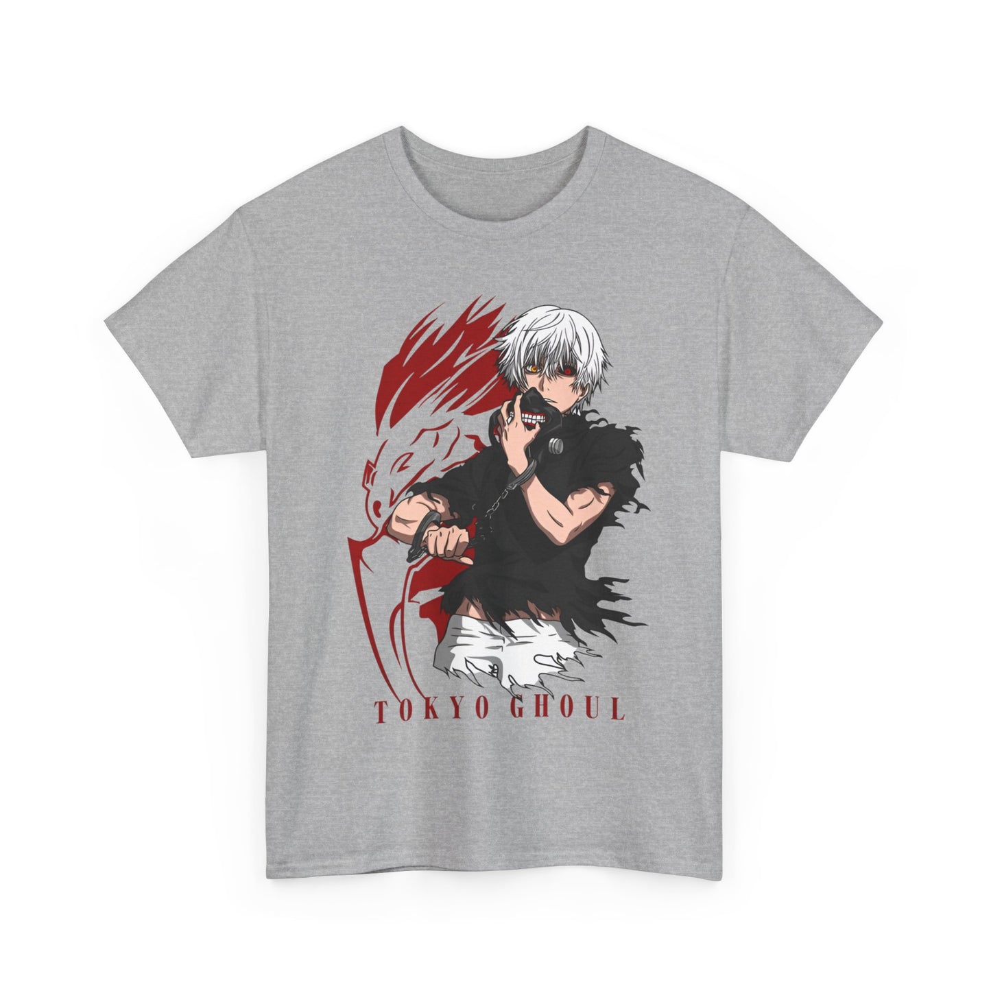 Ken Kaneki Tokyo Ghoul T-Shirt – 100% Cotton Anime Tee for Ghoul Fans