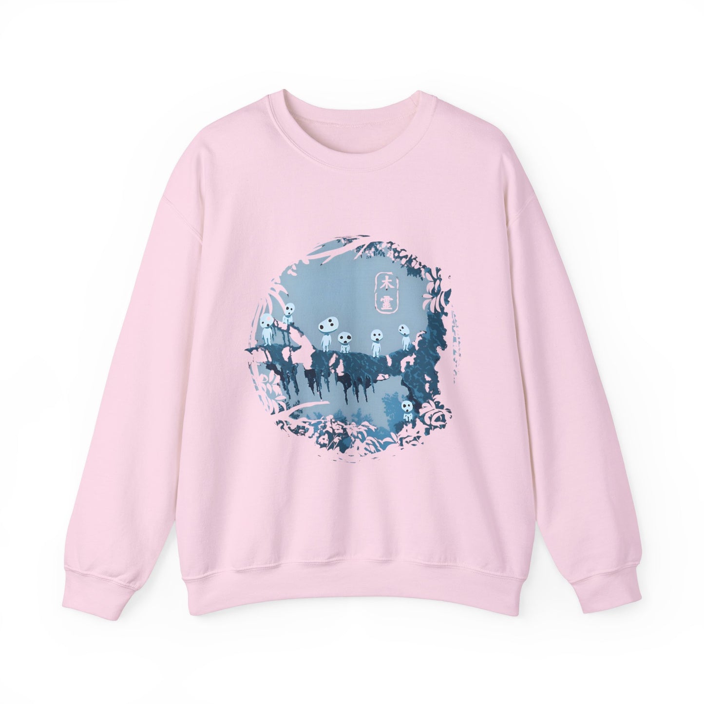 Kodama Tree Forest Sweatshirt – 100% Cotton Studio Ghibli Pullover Inspired by Princess Mononoke
