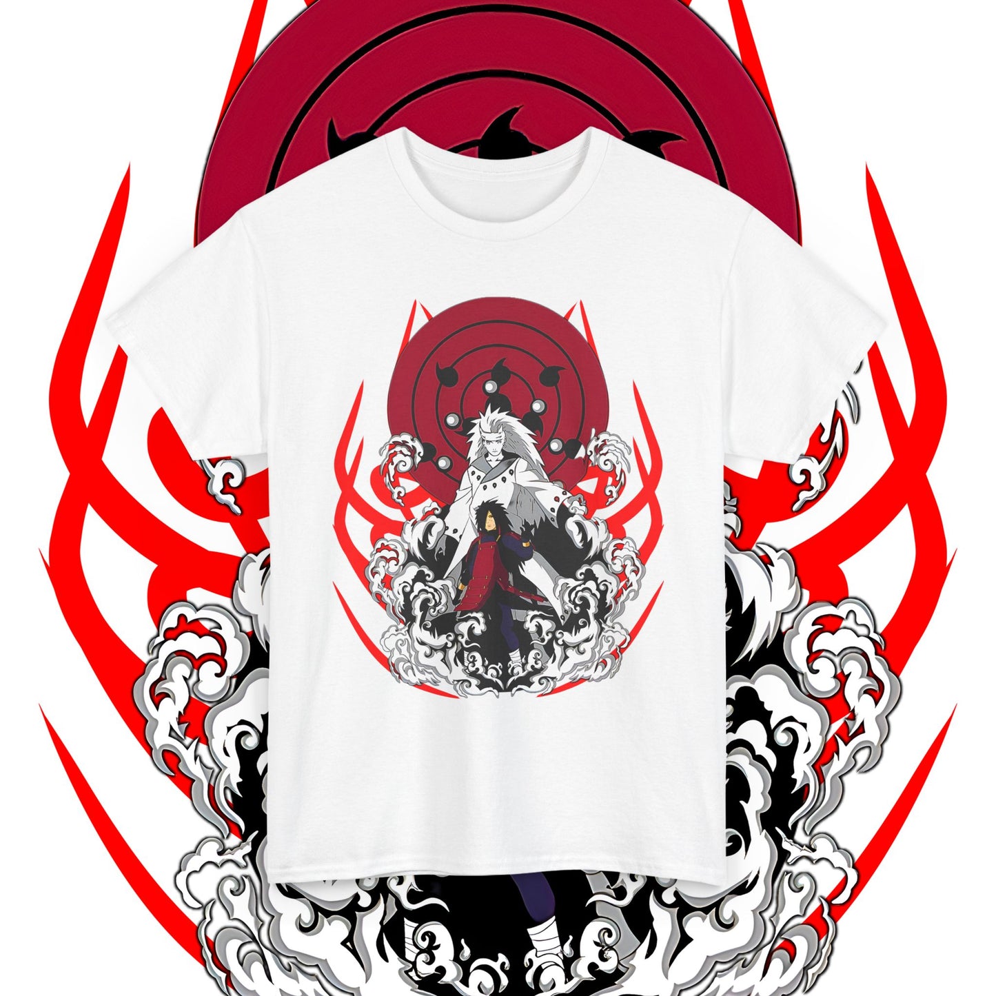 Madara Uchiha Naruto Shirt – Premium 100% Cotton Anime Tee