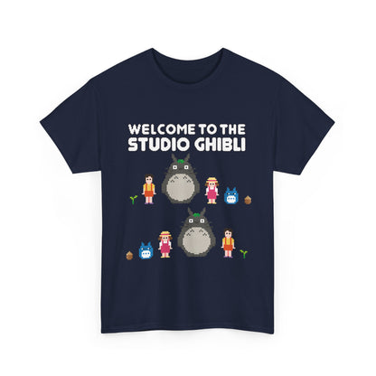 Totoro Pixel T-Shirt 100% Cotton | Studio Ghibli Anime Graphic Tee