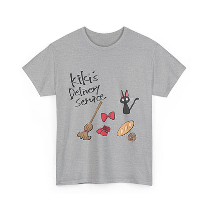 Jiji Cat Ghibli T-Shirt – 100% Cotton Kiki’s Delivery Service Tee