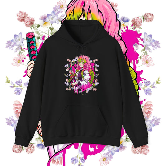 Mitsuri Kanroji Hoodie | Demon Slayer Hashira | 100% Cotton Anime Hoodie