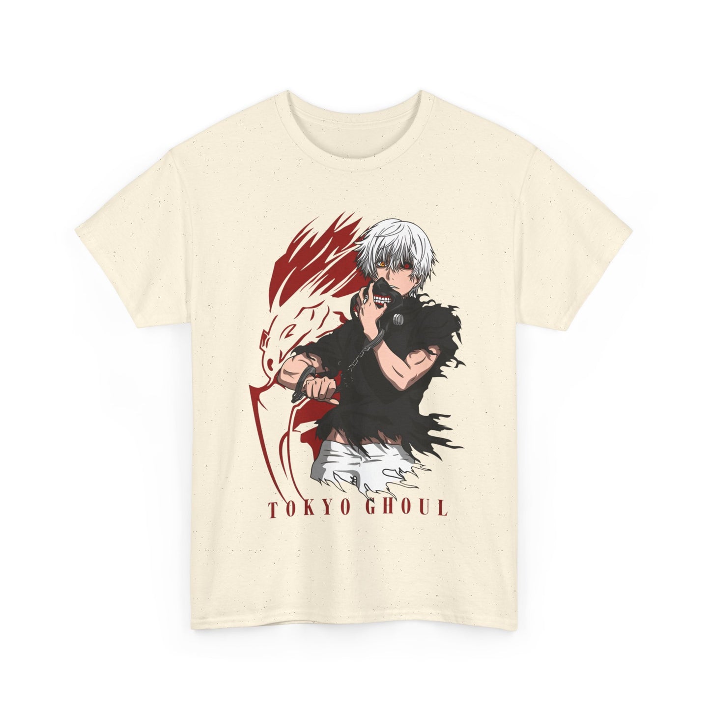Ken Kaneki Tokyo Ghoul T-Shirt – 100% Cotton Anime Tee for Ghoul Fans
