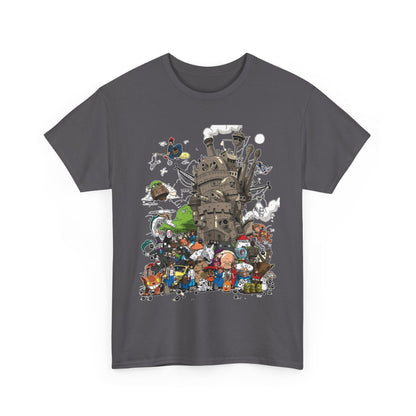 All Ghibli Characters T-Shirt – 100% Cotton Anime Fan Tee