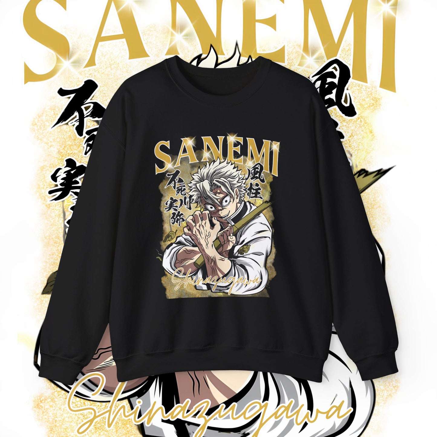 Sanemi Shinazugawa Hashira Cotton Sweatshirt | Demon Slayer Anime Pullover