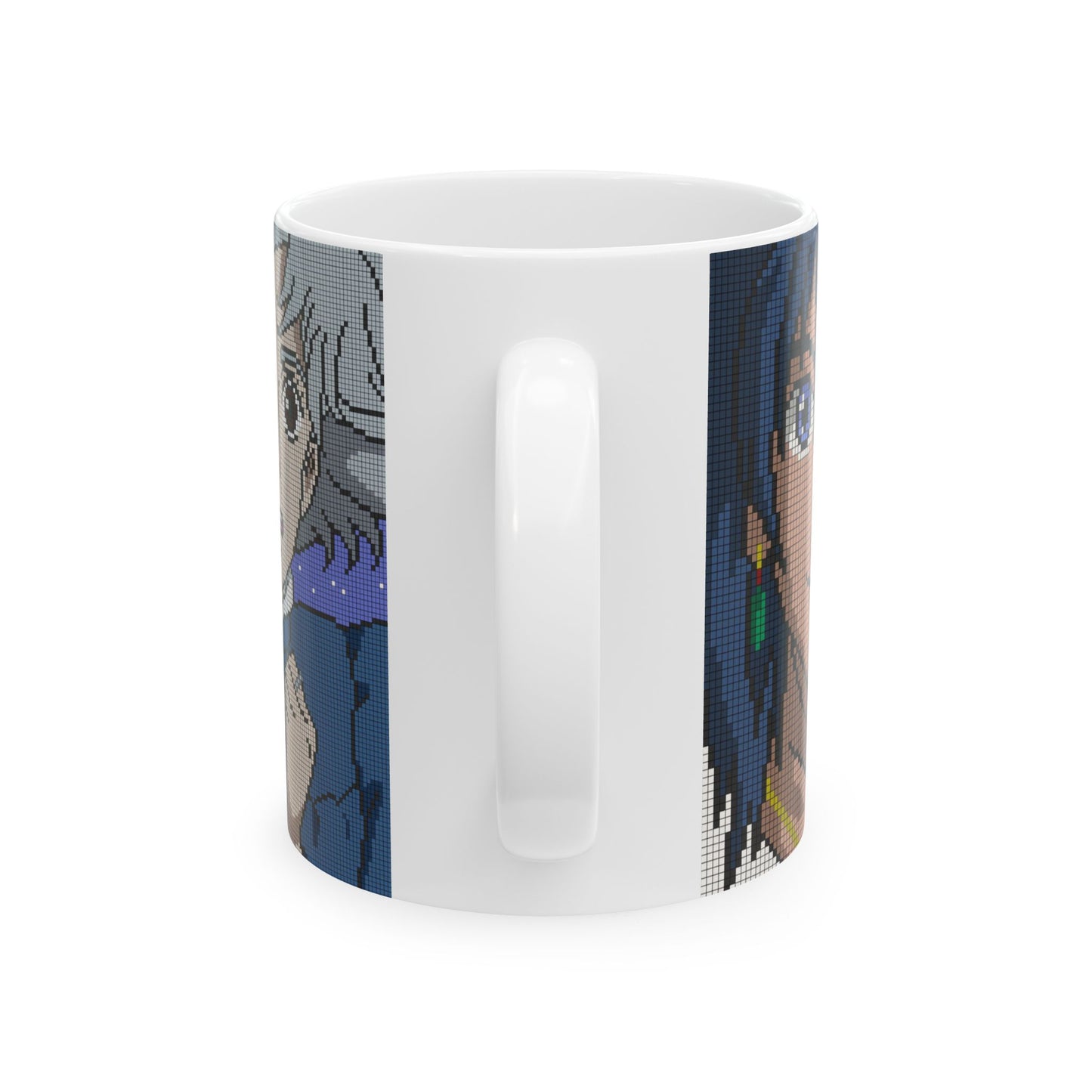 Howl's Moving Castle Pixel Art Mug – Studio Ghibli Coffee Cup 11oz & 15oz – Retro Anime Gift for Fans