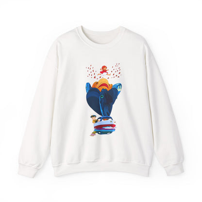 Ponyo and Sosuke Sea Dreams Sweatshirt – 100% Cotton Studio Ghibli Anime Pullover