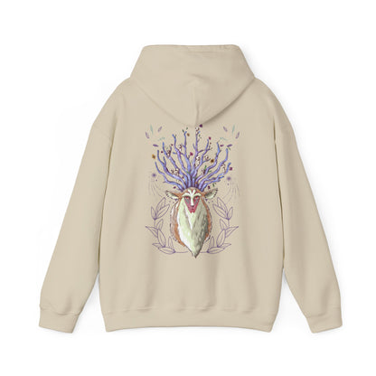 Forest Spirit Back Print Hoodie – 100% Cotton Princess Mononoke Sweatshirt | Studio Ghibli Apparel