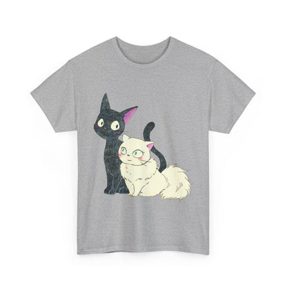 Jiji Cat Lover Shirt – Ghibli Anime Cotton Tee for Cat Fans