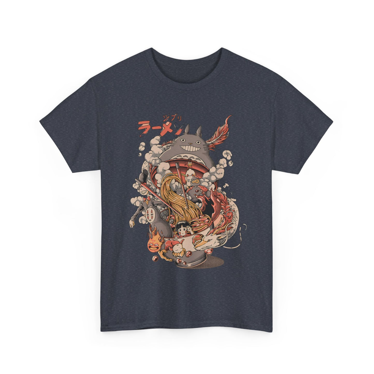 Ghibli Characters Anime T-Shirt | Studio Ghibli Cotton Tee