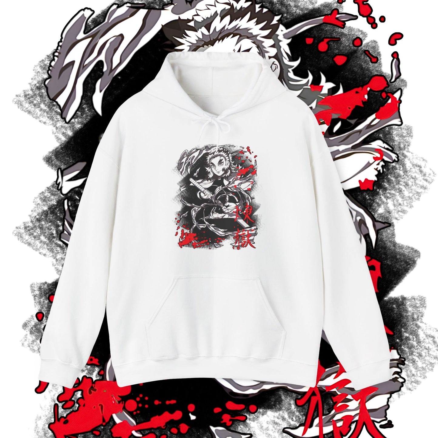 Kyojuro Rengoku Demon Slayer Hashira Hoodie | 100% Cotton Anime Hoodie