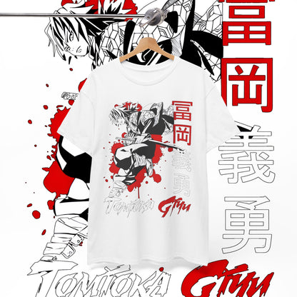 Giyu Tomioka Demon Slayer Hashira T-Shirt | 100% Cotton Anime Tee