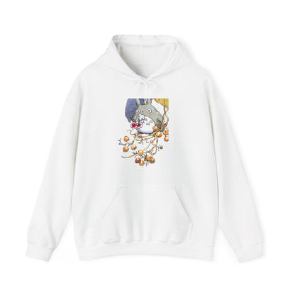 My Neighbor Totoro with Flowers Hoodie – 100% Cotton Studio Ghibli Floral Anime Hoodie