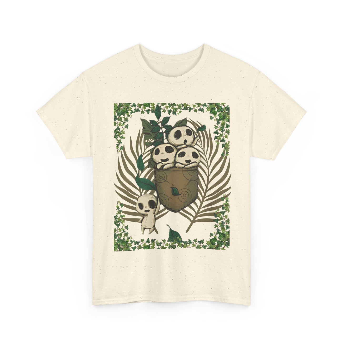 Kodama Ghibli T-Shirt 100% Cotton Studio Ghibli Anime Tee