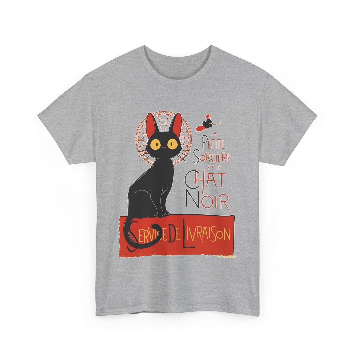 Kiki's Delivery Service T-Shirt – 100% Cotton "Service de Livraison" Studio Ghibli Tee for Fans