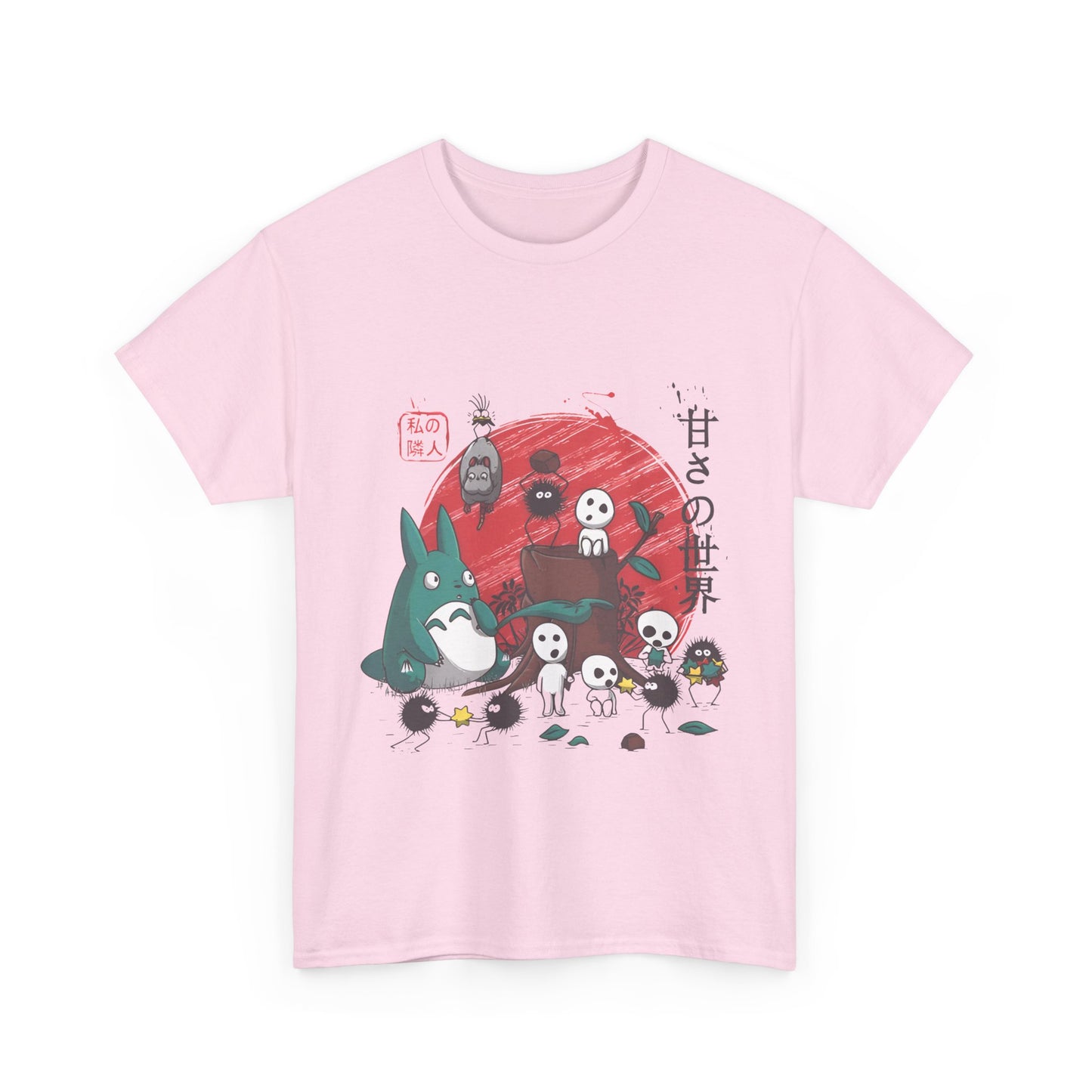 Ghibli Characters T-Shirt – 100% Cotton Anime Tee for Studio Ghibli Fans