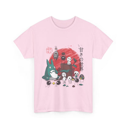 Ghibli Characters T-Shirt – 100% Cotton Anime Tee for Studio Ghibli Fans