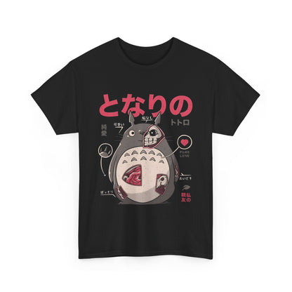 Totoro Anatomy T-Shirt – 100% Cotton Studio Ghibli Anime Tee