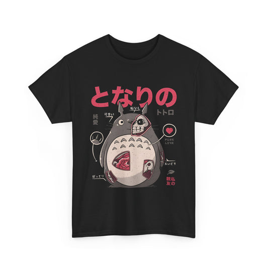 Totoro Anatomy T-Shirt – 100% Cotton Studio Ghibli Anime Tee
