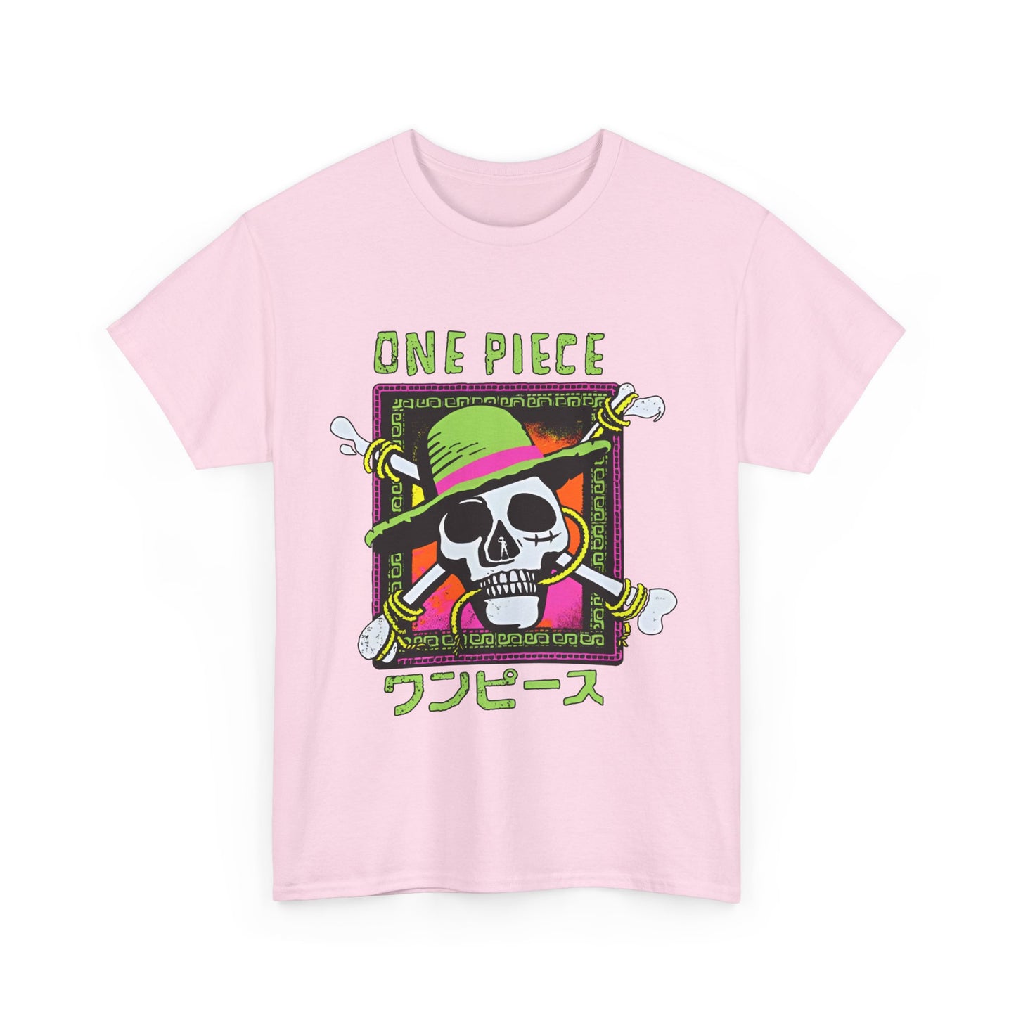"Straw Hat Pirates One Piece T-Shirt – 100% Cotton Anime Tee for True Fans"