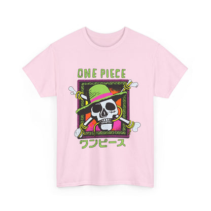 "Straw Hat Pirates One Piece T-Shirt – 100% Cotton Anime Tee for True Fans"