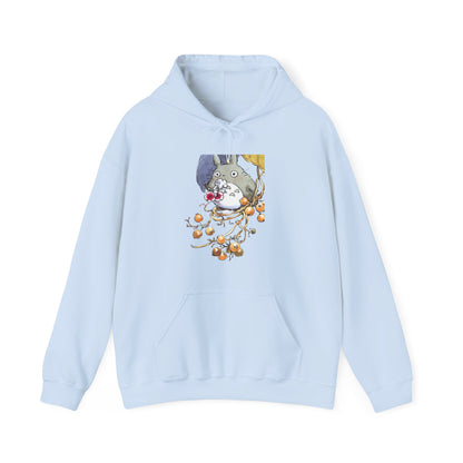 My Neighbor Totoro with Flowers Hoodie – 100% Cotton Studio Ghibli Floral Anime Hoodie