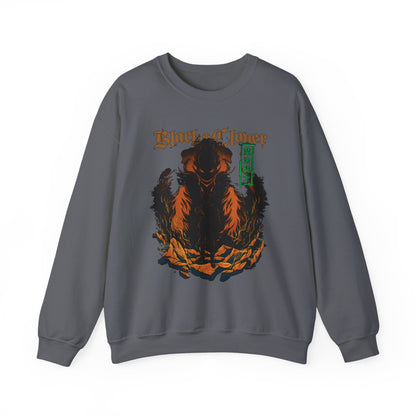 Black Clover Mythology Sweatshirt – 100% Cotton Anime Pullover for Magic and Fantasy Fans